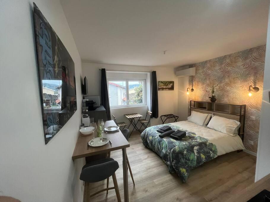Verdi Studio Cosy Au Calme Parking Gratuit Chasse-sur-Rhône Exterior foto